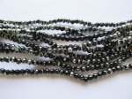 (image for) Black and Silver Glass Rounds # 1360