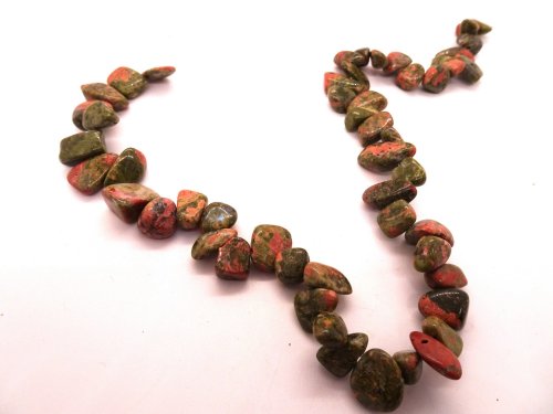 (image for) Green and rust Unikite free form #1444