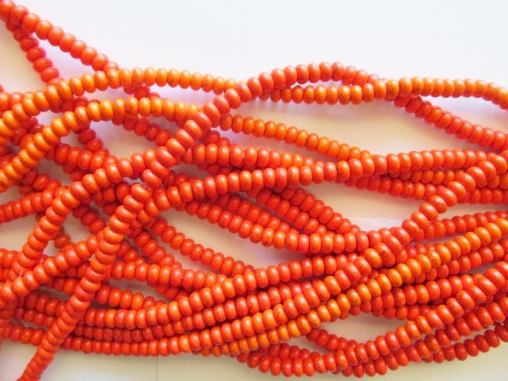 (image for) Orange Rondelle 10mm #1545