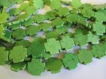 (image for) Lime green cross beads #1625