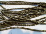 (image for) Bronze hematite rondelle 4mm beads #1955