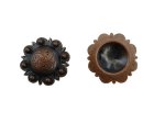 (image for) Copper concho glue on 1" - #1inc
