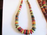 (image for) Orange multi colored graduated howlite #1467