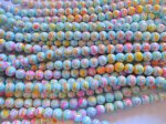 (image for) Turquoise, blue, pink, yellow rounds #Tu-1213-13