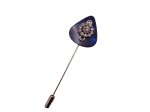 (image for) Guitar pick hat pin - Blue #hatpin-23b