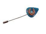 (image for) Guitar pick hat pin - Blue #hatpin-2B