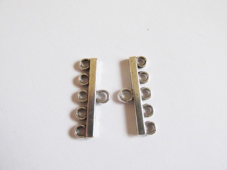 (image for) Clasp - End Bar 5 multi strand(1 set) #EB12