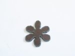 (image for) 6 petal Flower no hole #CG001BB- no hole 1.25