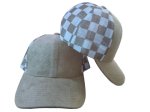 (image for) Checkered Mesh snap back cap- COMING SOON