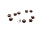 (image for) Stainless steel flat back cabochons 8mm (10pcs)