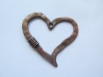(image for) Antique Copper Heart pendant #RM187