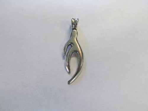 (image for) Antler sheds Antique Silver Pendant # MP59b