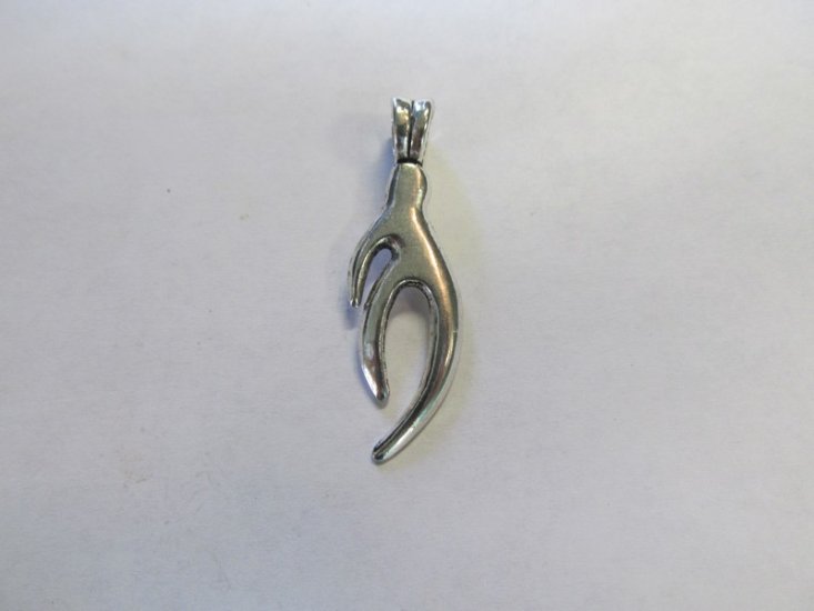 (image for) Antler sheds Antique Silver Pendant # MP59b