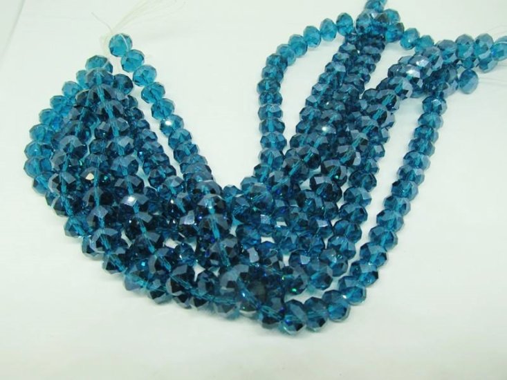 (image for) Aqua Rondell crystal 8x10mm #1578-TU