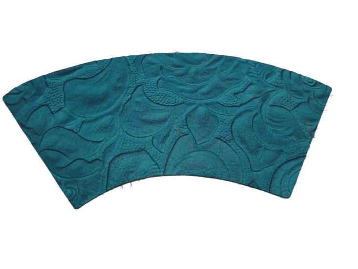 (image for) Brim 1/4 panel Genuine Leather - Aqua