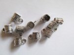 (image for) Bail - big hole antique silver bail (bag of 10) #BAIL10