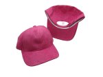 (image for) Vegan suede baseball cap - Barbie Pink