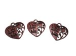 (image for) Heart antique copper (3pcs) #HU13-13