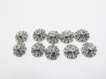 (image for) Bead cap- antique silver (bag of 10) #BCAP28
