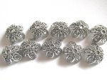 (image for) Bead caps - Antique silver (bag of 10) #BCAP18