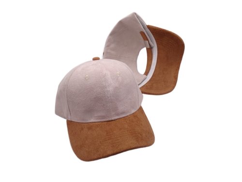 (image for) Vegan suede Two Tone baseball cap - Two Tone Beige/Tan