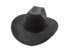 (image for) Cowboy hat Elastic sweatband - Black S/M