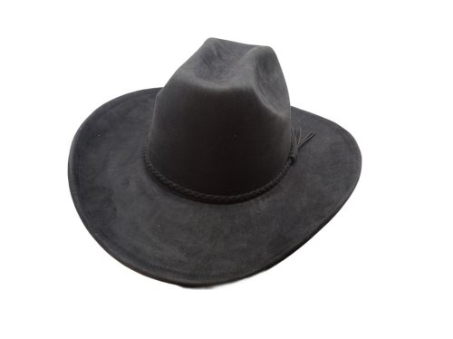 (image for) Cowboy hat Elastic sweatband - Black S/M