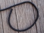 (image for) Black rondelle 2x8mm #1848