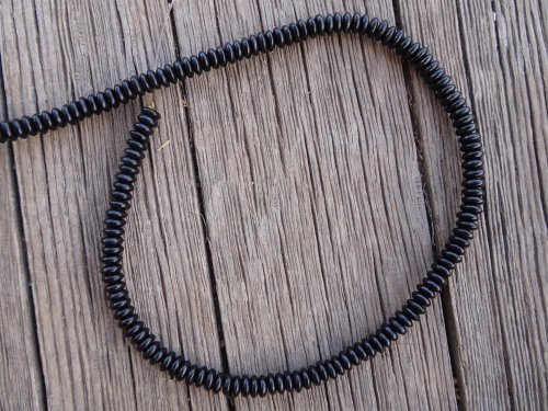 (image for) Black rondelle 2x8mm #1848