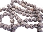 (image for) Black white grey agate rounds #1214-T13