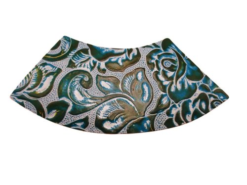 (image for) Brim 1/4 panel Genuine Leather - Blue/teal
