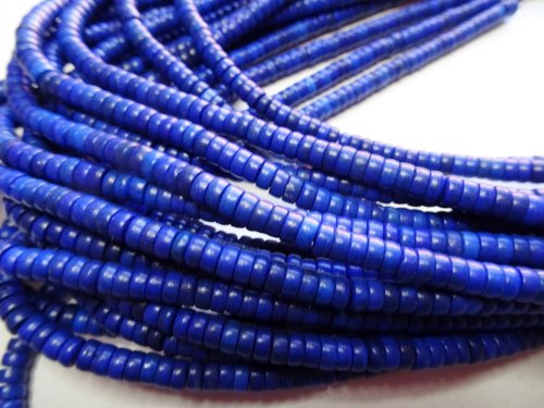 (image for) Blue Heishi style Rondell 3x5mm #1622-TU