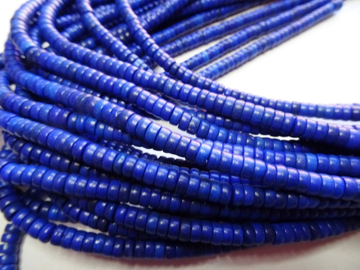 (image for) Blue Heishi style Rondell 3x5mm #1622-TU