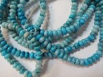 (image for) Turquoise Agate rondell 5x8mm #GG1790