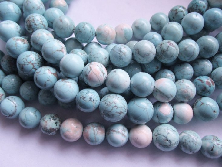 (image for) Turquoise blue rounds - 12mm #1734