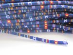 (image for) Serape Cording 6mm - Blue (1 FT)