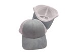 (image for) Vegan suede Mesh snap back baseball cap - Blue White Mesh