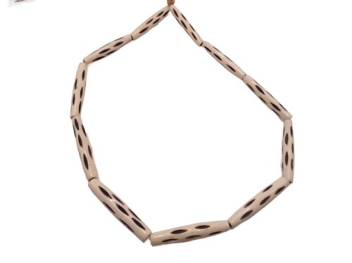 (image for) Tube beads genuine bone 36x6mm #1750-A