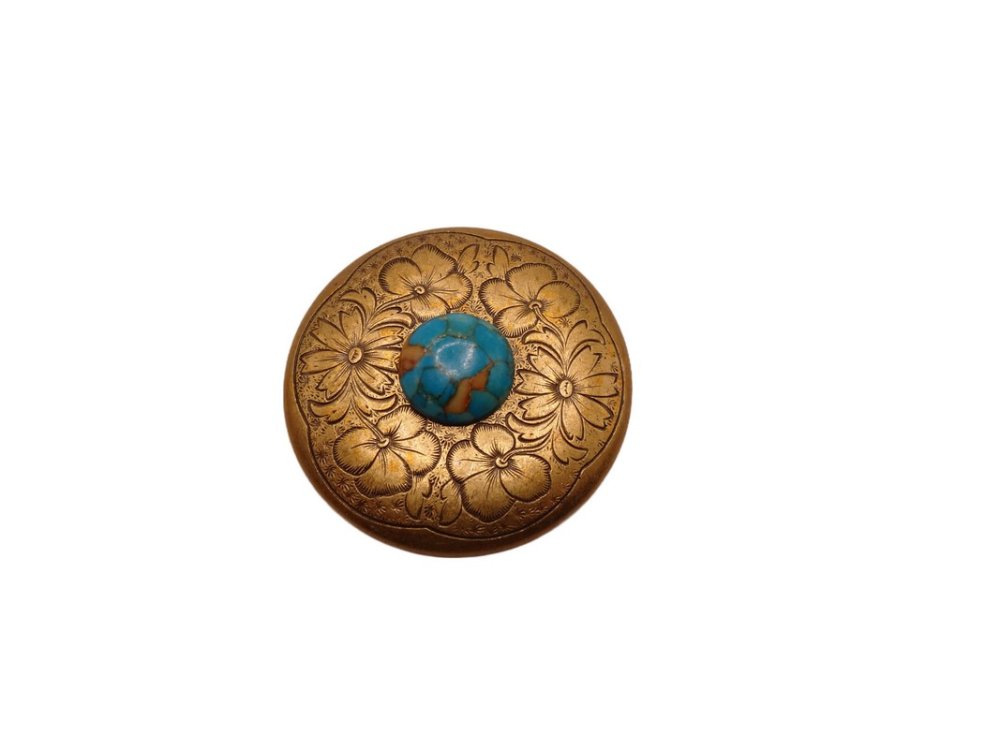 (image for) COPY Brass flower disc Glue on #HB-15