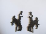 (image for) Bronc rider earrings (set) #RR011-EAR