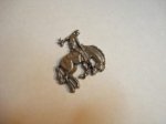 (image for) Bucking bronc bronc rider flat #A1071-2
