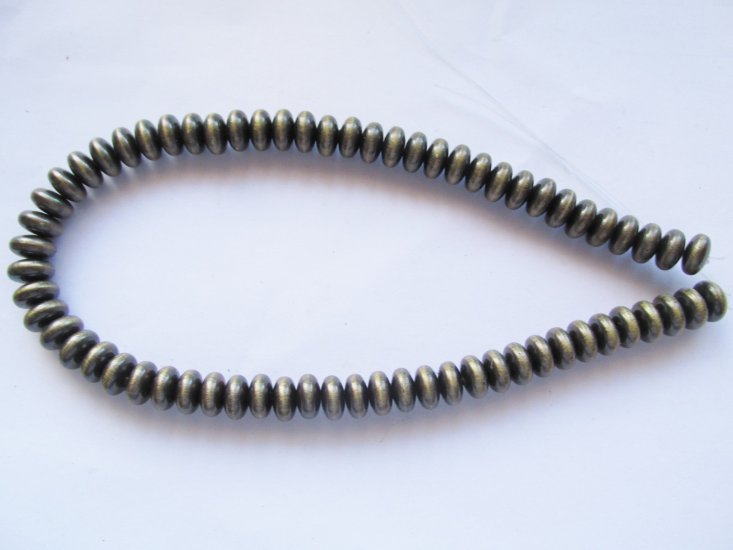 (image for) Bronze faux indian pearl rondell 10mm #1923-A