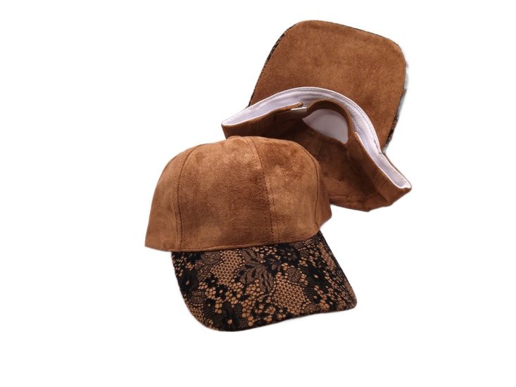 (image for) Lace Brim baseball caps - Brown