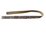 (image for) Embossed leather hat band - Brown Tan