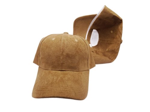 (image for) Vegan suede baseball cap - Brown