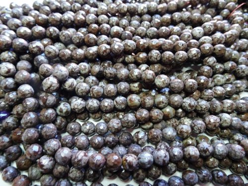 (image for) Brown faceted Agate 7mm #1966