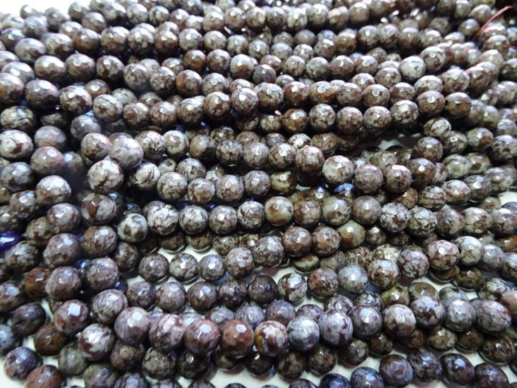 (image for) Brown faceted Agate 7mm #1966