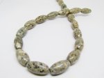(image for) Brown Tan Jasper Barrel beads 10x20mm #1540
