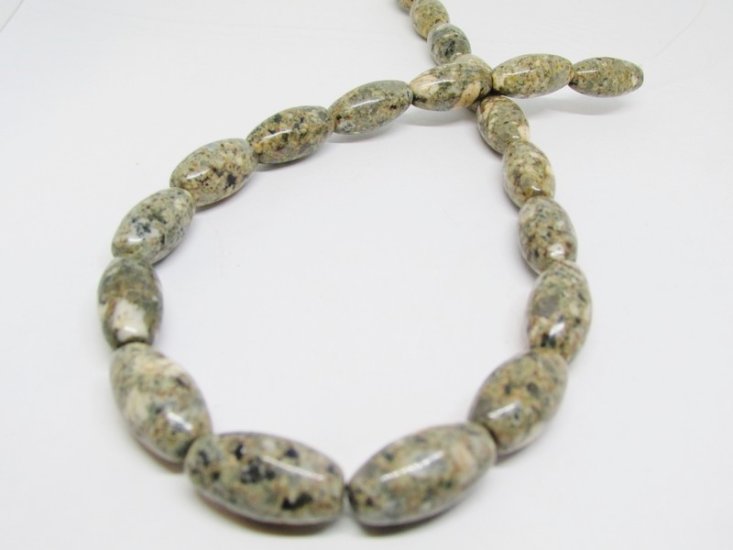 (image for) Brown Tan Jasper Barrel beads 10x20mm #1540