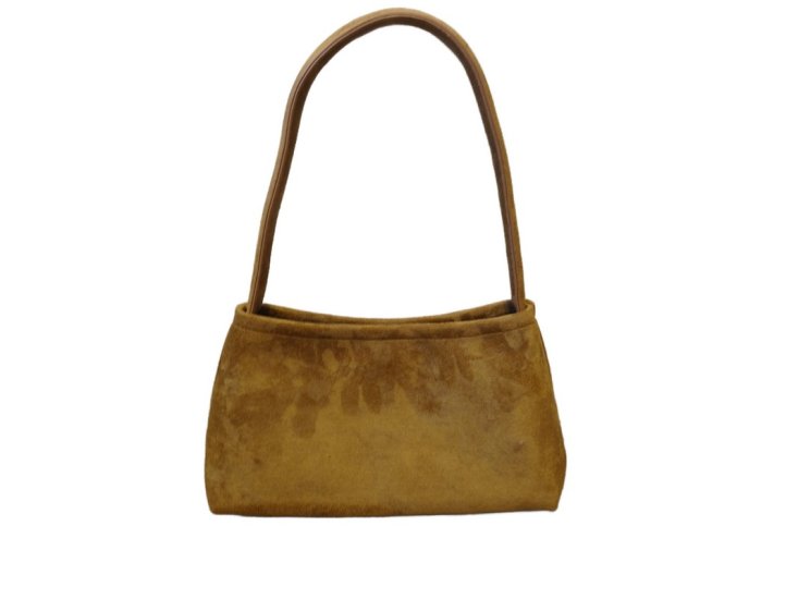 (image for) Brown shoulder bag vegan suede